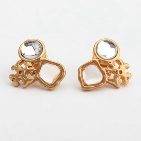 Tory Burch “Roxanne” Cluster Stud Earrings - Picture 6 of 8